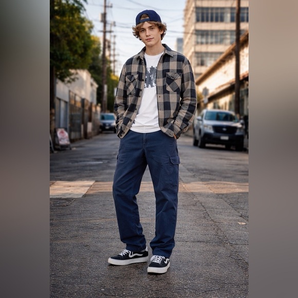 Carhartt Other - Carhartt Men's Blue Cargo Pants